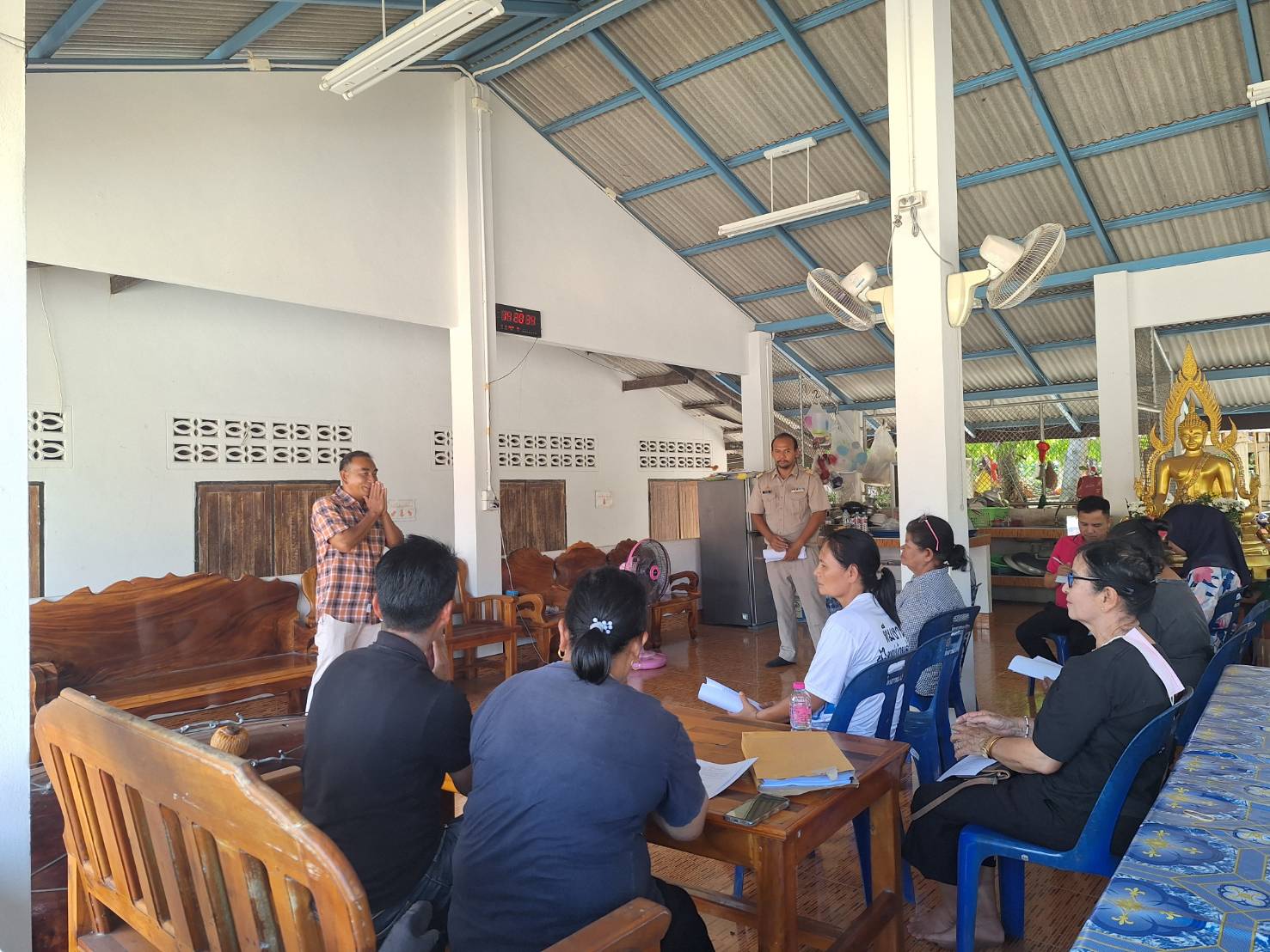 ประชุมแต่งตั้งคณะกรรมการธนาคารขยะชุมชนบ้านมะปรางมัน 